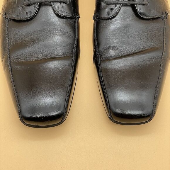 Stacy Adams Oxford Dress Shoes Men’s 11.5M Printed Black Leather 24655 Formal main image 15